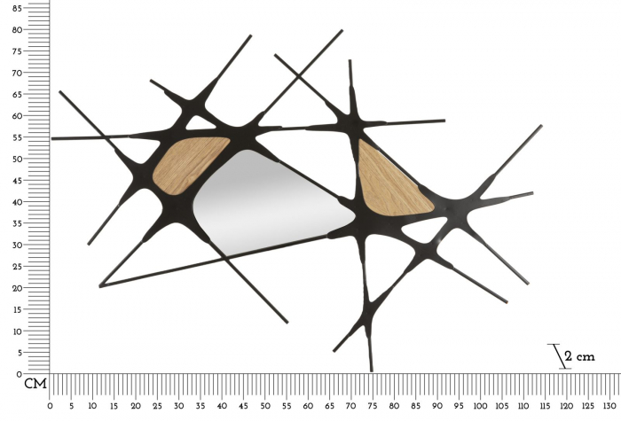 Deco perete, Absy 114x2x80 cm [6]