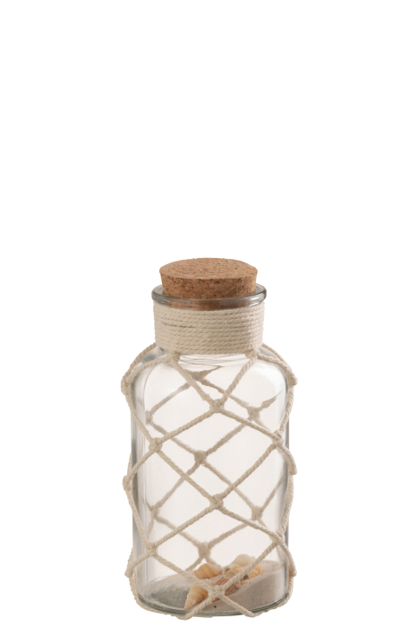 Deco scoici, Sticla, Transparent, 8x8x18 [1]