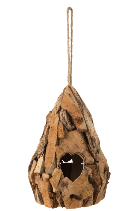 Decoratiune/accesorii pentru gradina, Lemn, Natural, 20x20x28 [1]