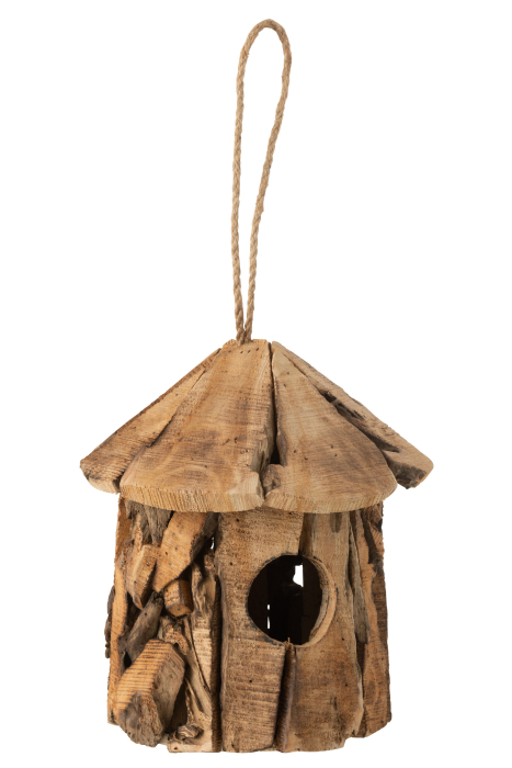 Decoratiune/accesorii pentru gradina, Lemn, Natural, 22x22x27 [1]