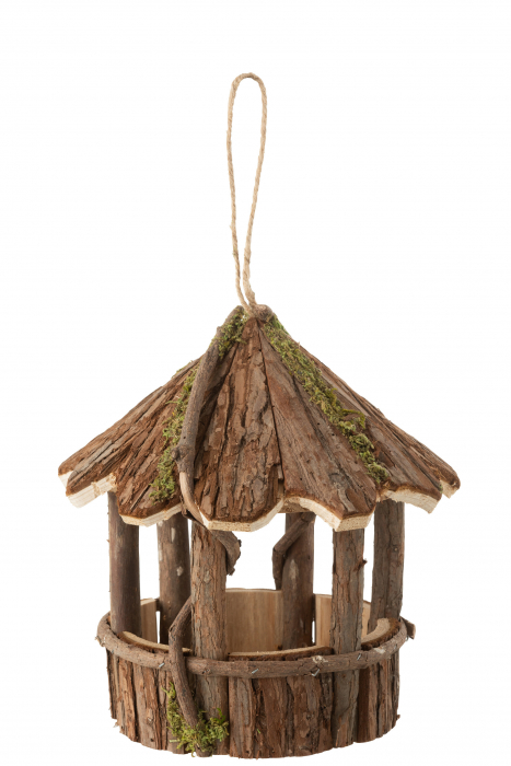 Decoratiune accesorii pentru gradina, Lemn, Natural, 26x26x39