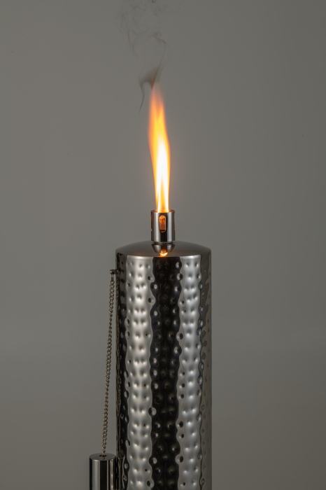 Decoratiune/accesorii pentru gradina, Metal, Argintiu, 17x17x47 [5]