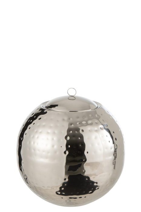 Decoratiune/accesorii pentru gradina, Metal, Argintiu, 20x20x23 [1]