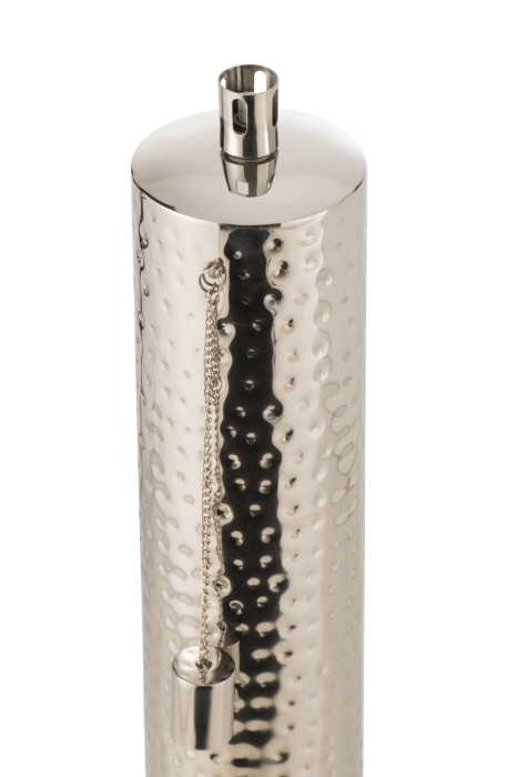Decoratiune/accesorii pentru gradina, Metal, Argintiu, 23.5x23.5x87 [3]