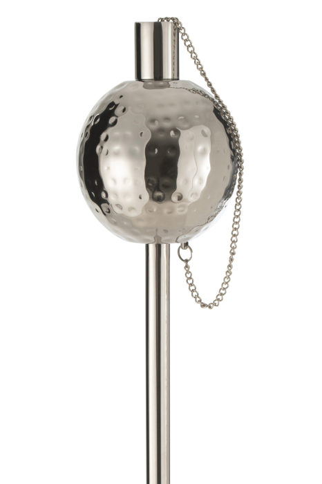 Decoratiune/accesorii pentru gradina, Metal, Argintiu, 9x9x155.5 [3]