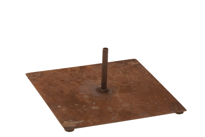 Decoratiune/accesorii pentru gradina, Metal, Maro, 30x30x12 [1]