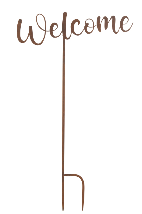 Decoratiune/accesorii pentru gradina, Metal, Maro, 40x0.5x70 [1]