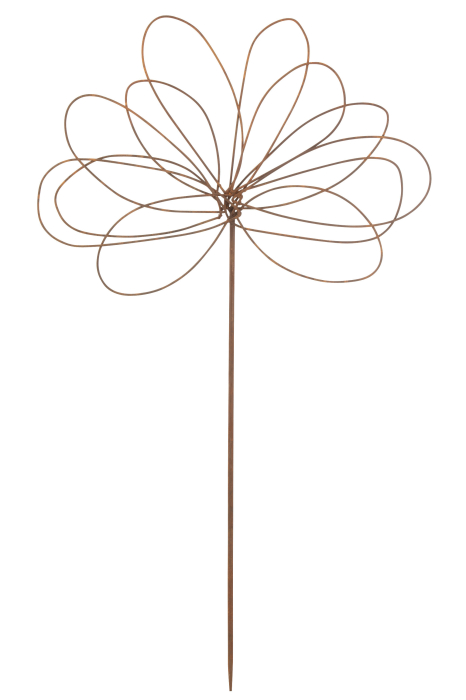 Decoratiune/accesorii pentru gradina, Metal, Maro, 57x1x100 [1]