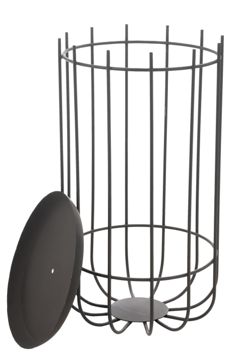 Decoratiune/accesorii pentru gradina, Metal, Negru, 38x38x72 [2]