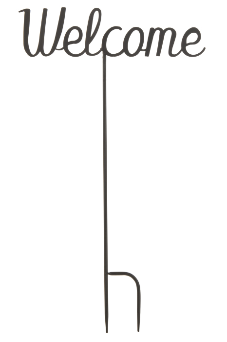Decoratiune/accesorii pentru gradina, Metal, Negru, 40.5x1x72 [1]