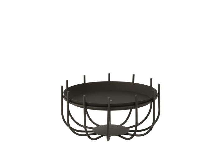 Decoratiune/accesorii pentru gradina, Metal, Negru, 41x41x20 [1]