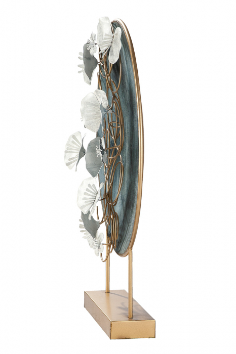 Decoratiune Blossoms, Metal, Multicolor, 50x65x13 cm [2]