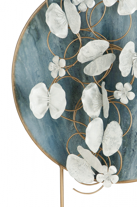 Decoratiune Blossoms, Metal, Multicolor, 50x65x13 cm [3]