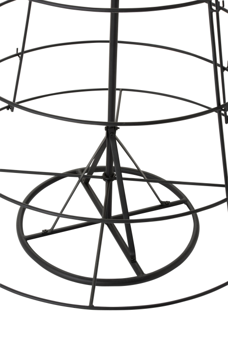 Decoratiune, Brad Metal , Negru, 94.5x94.5x188 [2]