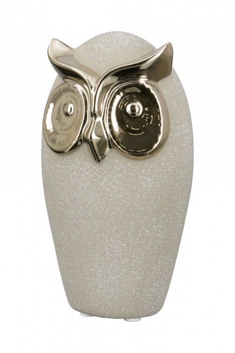 Decoratiune bufnita, VALERIA, ceramica, 8.5X9X17.5 cm [2]