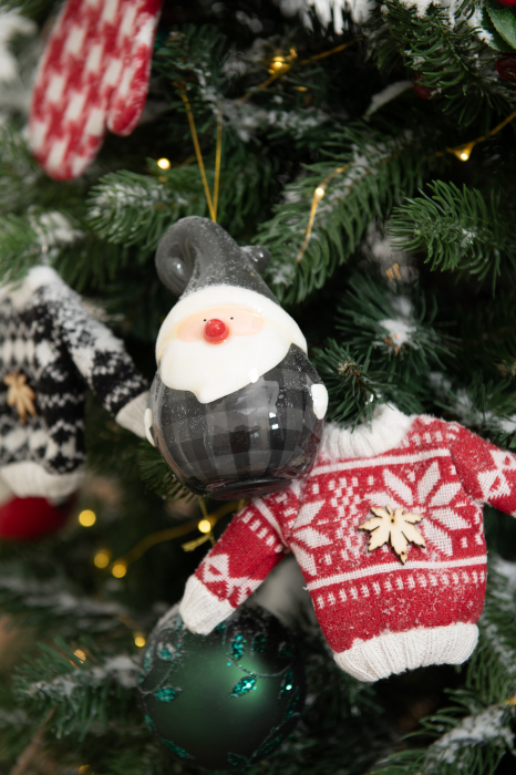 Decoratiune, Compozit, Negru, 10.7x8.8x17 [1]