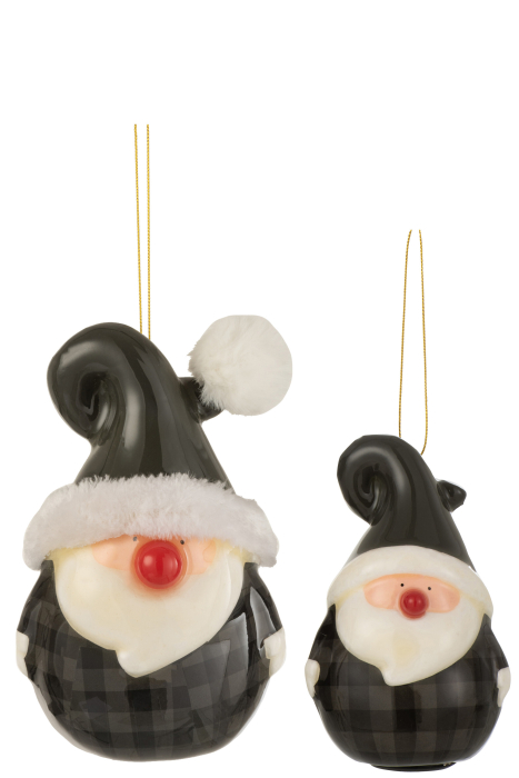 Decoratiune, Compozit, Negru, 10.7x8.8x17 [4]