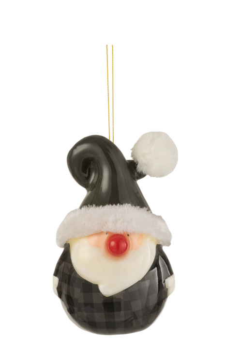 Decoratiune, Compozit, Negru, 10.7x8.8x17 [3]