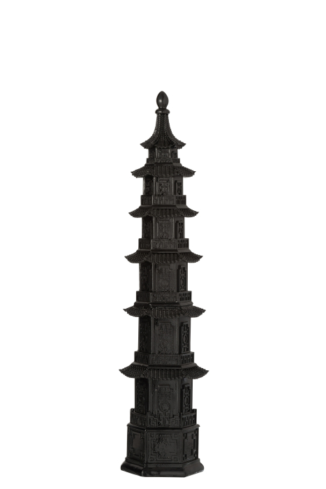 Decoratiune, Compozit, Negru, 14x14x57.5 cm [1]