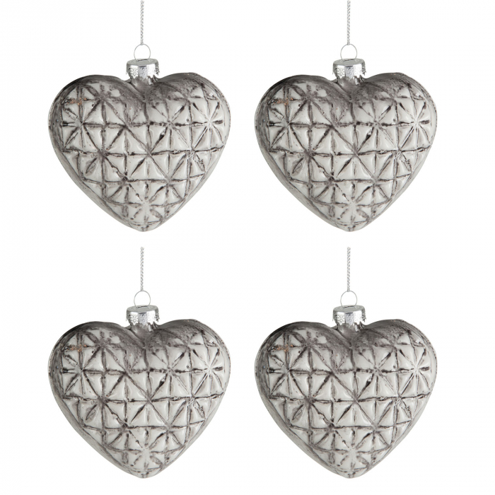Decoratiune con, Sticla, Multicolor, 9x9x30 cm [3]