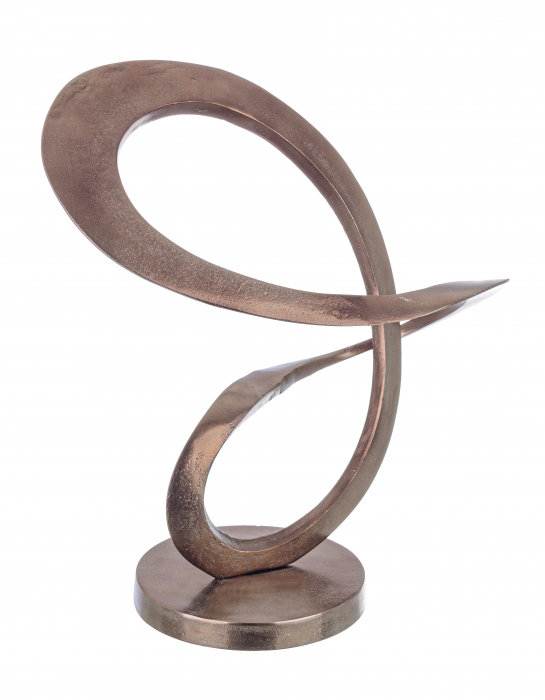 Decoratiune Dark, Aluminiu, Bronz, 35x18x41 cm