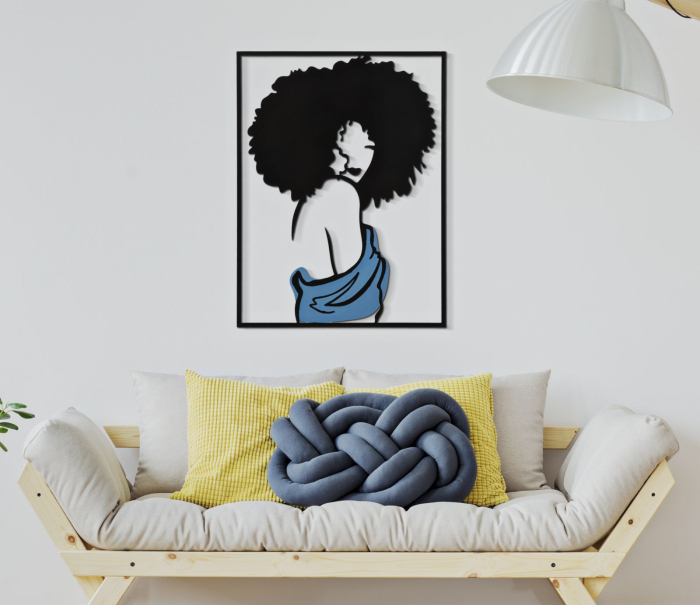Decoratiune de perete Afef 60x1,3x80 cm [5]