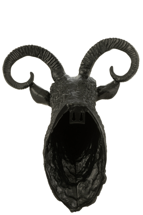 Decoratiune de perete, aluminiu, negru [3]