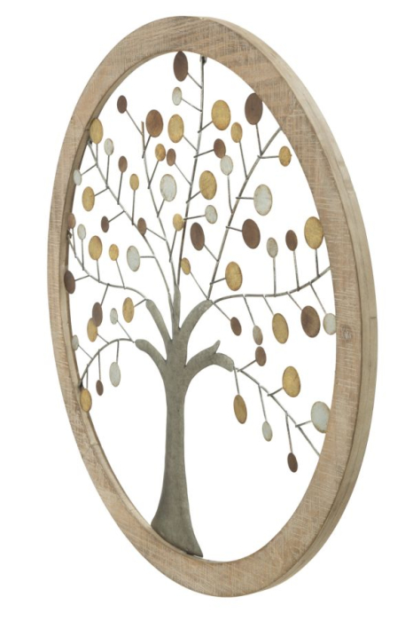 Decoratiune de perete cu oglinda Arborele Vietii, 59x1,80 cm [3]