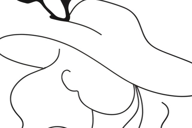 Decoratiune de perete Elegant -A-, Fier, Negru, 80x60x1 cm [8]