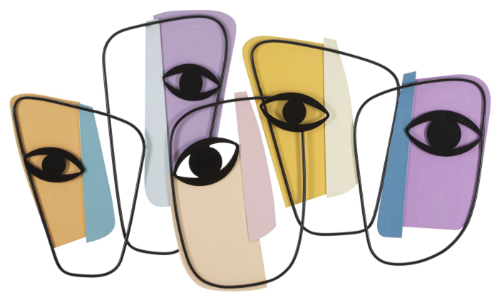 Decoratiune de perete Eyes -a- 120x2x72 cm [1]