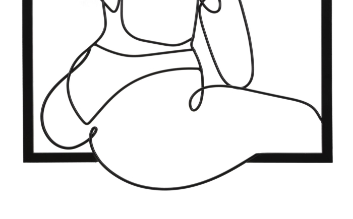 Decoratiune de perete femeie cm 40x1,3x70 [3]