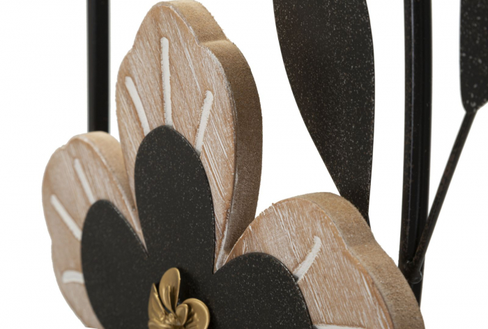  Decoratiune de perete, Fier/Lemn Divaker -B-27X2,5X70 cm [4]