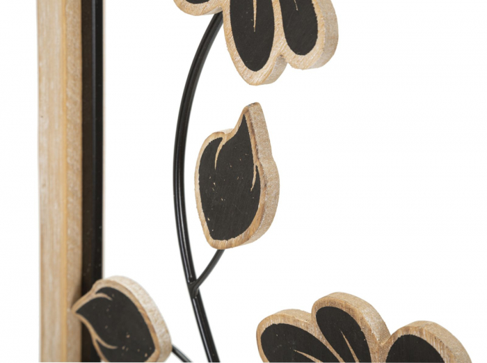  Decoratiune de perete, Fier/Lemn Girish -B- 30X2,5X60 cm [4]