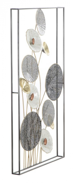 Decoratiune de perete, fier, multicolor, 50X6X90.5 cm [3]