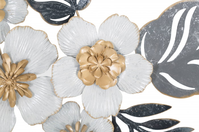 Decoratiune de perete Flot - B -, Fier, Multicolor, 39x66x5 cm [4]
