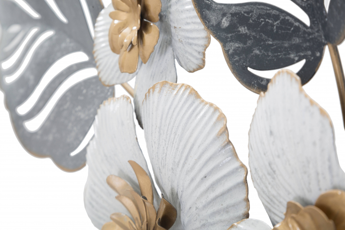 Decoratiune de perete Flot - B -, Fier, Multicolor, 39x66x5 cm [2]