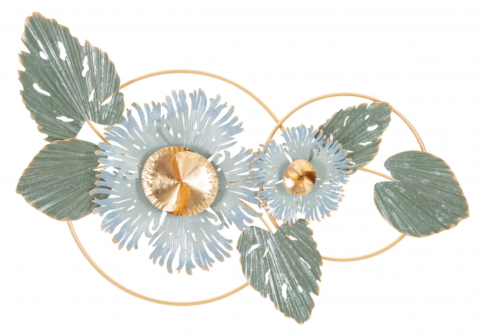 Decoratiune de perete Gret, Fier, Multicolor, 50x90.5x7.5 cm [5]