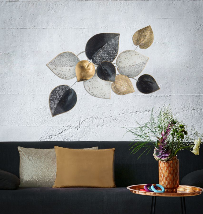 Decoratiune de perete, jumătate de frunză cm 62,5x5,5x40 [5]