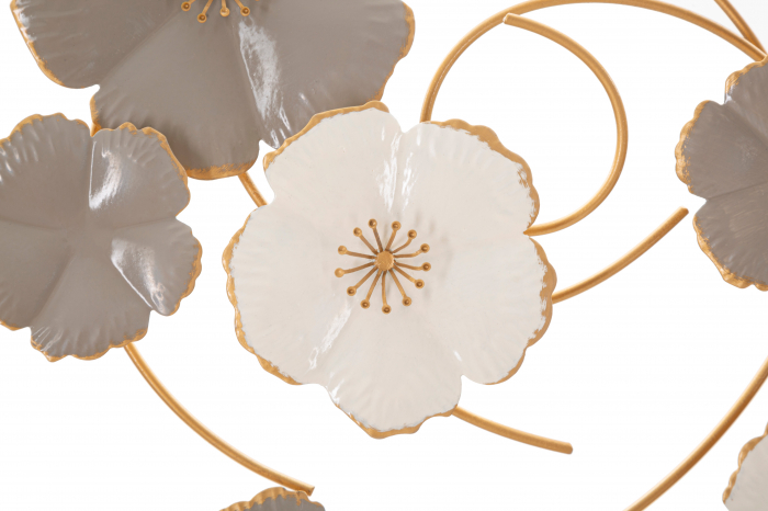 Decoratiune de perete Lotly, Fier, Multicolor, 67.9x63.5x5 cm [4]