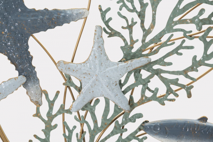  Decoratiune de perete, Metal,  Star Star 95,3X5X53,3 cm [2]