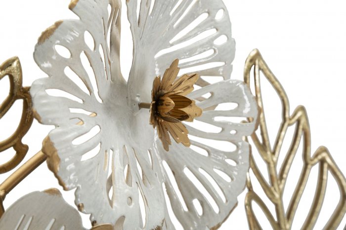  Decoratiune de perete, Metal,  Whity 54X6,4X73,7 cm [3]