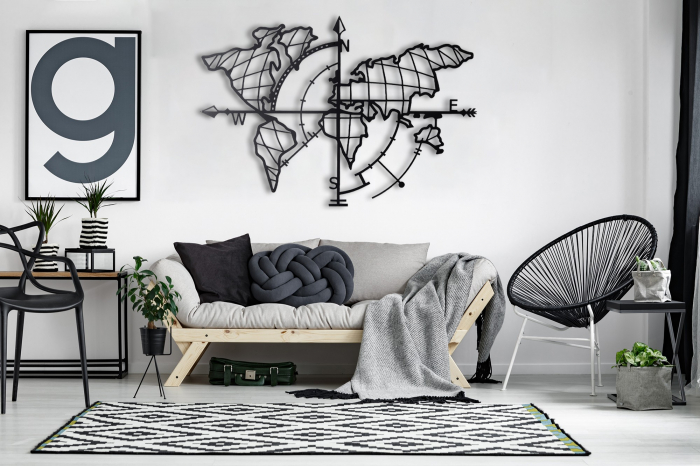 Decoratiune de perete metalic [8]