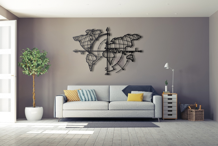 Decoratiune de perete metalic [7]