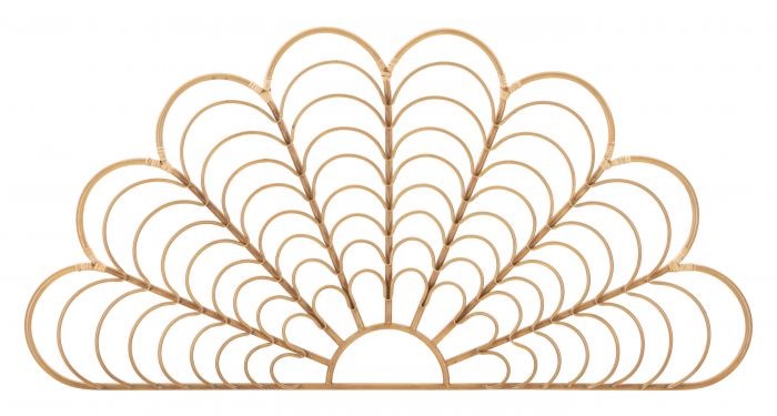 Decoratiune de perete PANAMA, Maro, Fier, 80x160x2 cm [2]