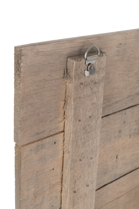 Decoratiune de perete, text alb, lemn natur sortiment de 3 [2]