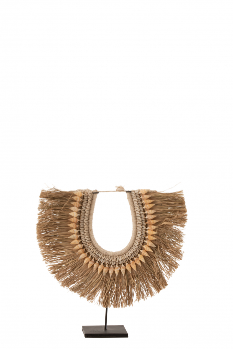 Decoratiune de pus la gat, Piatra, Natural, 40x12.5x45 cm [4]