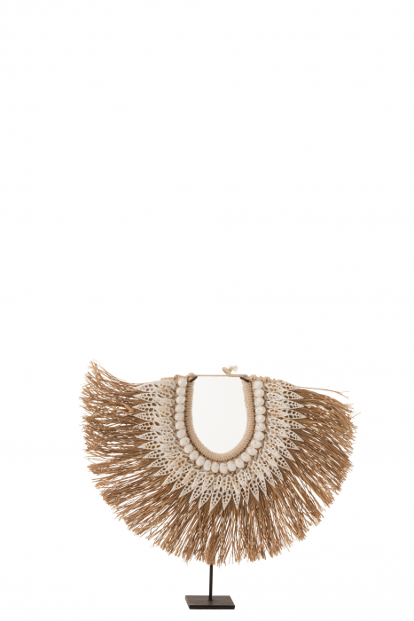 Decoratiune de pus la gat, Piatra, Natural, 40x8x36 cm [3]