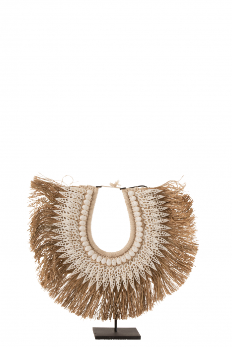 Decoratiune de pus la gat, Piatra, Natural, 50x15x48 cm [2]
