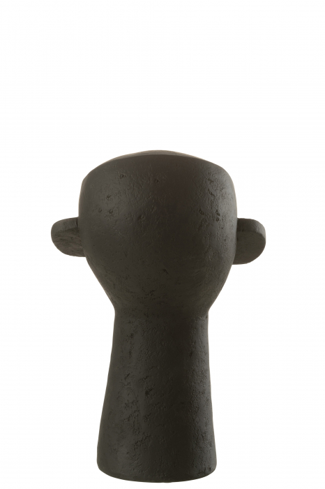 Decoratiune Face, Rasina, Negru, 22x23x34.5 cm [4]