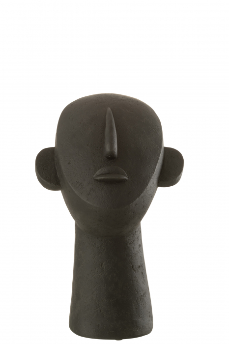 Decoratiune Face, Rasina, Negru, 22x23x34.5 cm [3]
